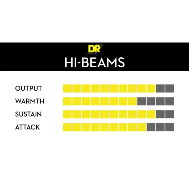 DR Strings MR-45 Hi-Beams bass-strings, 045-105